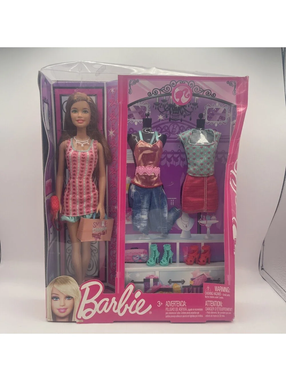 2012 Barbie Fashion Doll - Hispanic Model TERESA with Extra Outfits N8820